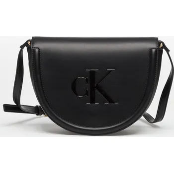 Kabelka Calvin Klein Bold Saddle Crossbody Black Universal Černá