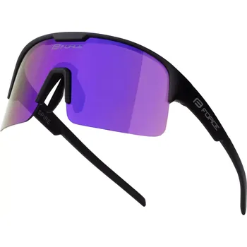 Příslušenství pro cyklistiku brýle FORCE SPIRE černé, fialové zrc. sklo