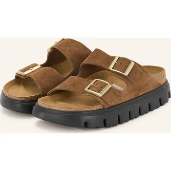 Dámská obuv Birkenstock Dámské Pantofle Arizona Platform Suede Leather,...