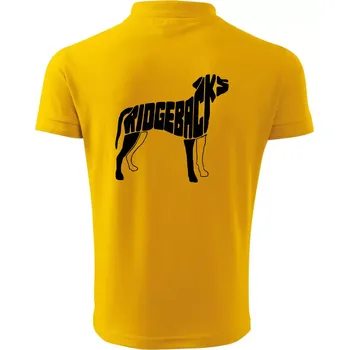 Pánská košile Ridgeback - Polokošile pánská Pique Polo 203 - M ( Žlutá )