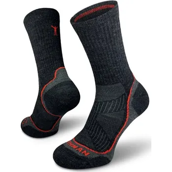 Pánské ponožky Ponožky NORTHMAN SILVER MERINO LIGHT Barva: Antracit, Velikost: 39-41
