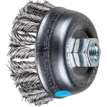 Brusný kotouč Pferd 43306065 |Hrncový kartáč splétaný POS TBG 80/M14 CT INOX 0,50