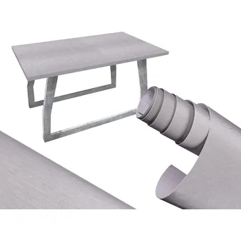 Tapeta Fólie v roli imitace hliníku kovová kartáčovaná šedá 1,52x30m + doprava zdarma