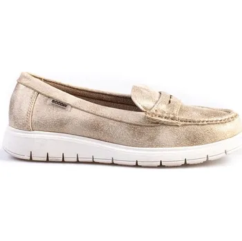 Dámské mokasíny Goodin Designové dámské mokasíny zlaté bez podpatku 39