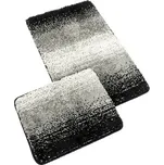 Bellatex BANYSILVER Koupelnová sada Černá,Šedá - 60x100, 60x50cm