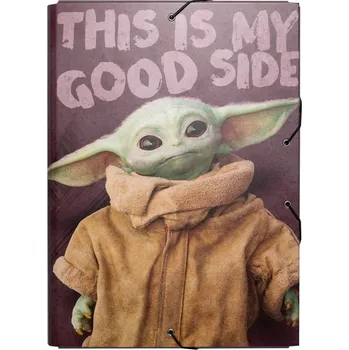 Složka s 3 klopami Star Wars|Hvězdné války: The Mandalorian (26 x 34 x 2 cm)