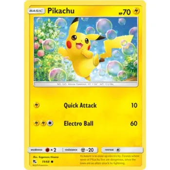 Sběratelská karetní hra Pikachu 019/068 - Hidden Fates Typ karty: Non-Holo