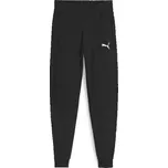 Chlapecké fotbalové tepláky Puma TEAMGOAL CASUALS PANTS JR 140 Černá, Bílá