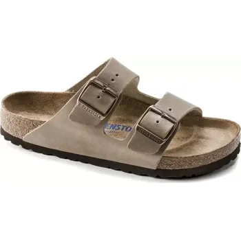 Dámské žabky Birkenstock Arizona Soft Footbed Oiled Leather Tabacco Brown úzké žabky pro muže/dámy (0552813) 45