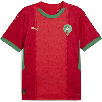 PUMA Morocco 2025 Home Jersey Men PUMA ZELENÁ|ČERVENÁ