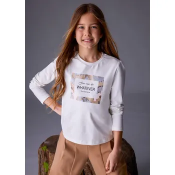 dívčí tričko s flitry Mayoral 7018-88 velikost 158