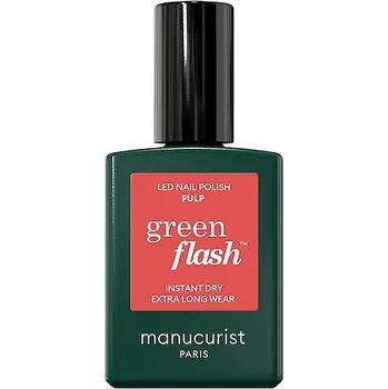 Lak na nehty 737259-GREEN FLASH PULP 15 ML - Green Flash – LED lak - MANUCURIST