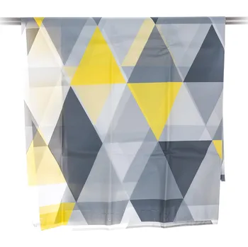 Sprchový závěs závěs koupel.180x200cm PEVA + 12 háčků, TROJÚHELNÍKY