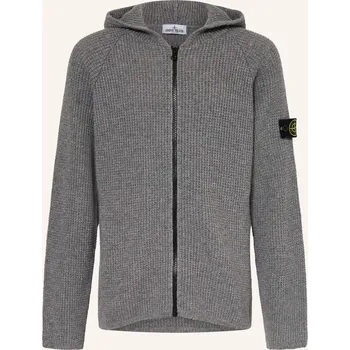 Pánský svetr Stone Island Junior Pletený Kardigan, šedá