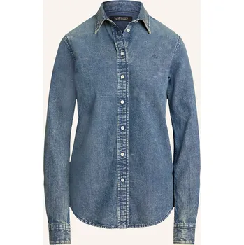 Dámská halenka Lauren Ralph Lauren Dámská Džínová Halenka, tmavě modrá, 38