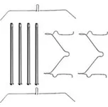 Sada příslušenství, obložení kotoučové brzdy RAP BRAKES 2186/109-1129