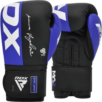 Boxerské rukavice Boxerské rukavice RDX F4 BOXING SPARRING GLOVES 16 Černá, Modrá, Bílá