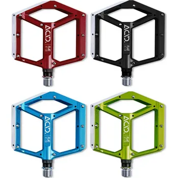 Pedál na kolo Pedály ACID Flat A1-CB varianta Červené