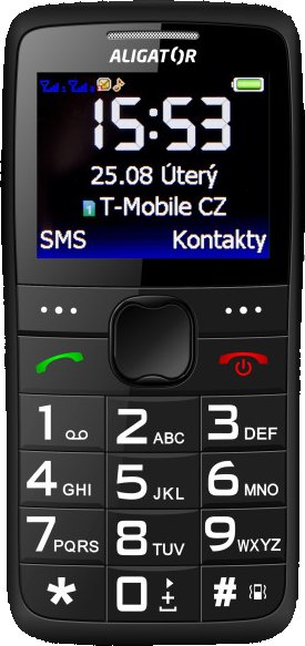 ALIGATOR A675 Senior černá