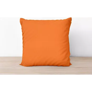 Povlak na dekorativní polštářek Bavlněný povlak na polštář Oranžový 50x50