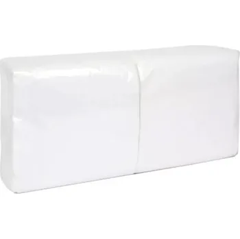 Papírový ubrousek Ubrousky bílé Gastro 33 x 33 cm - 500 ks