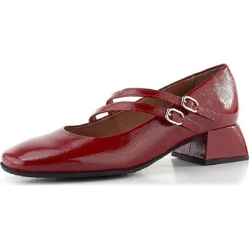 Dámské lodičky Wonders lodičky se širokým podpatkem a nártovými pásky rubi D-1901 - 37 | P697099