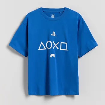 Reserved - Playstation tričko - modrá - 059FH-55X - 059FH-55X-170