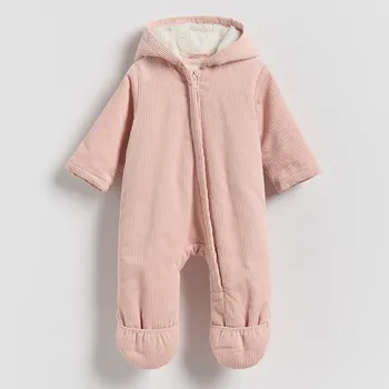 Reserved - Zateplený overal - pudrově růžová - 852GK-39X - 852GK-39X-68