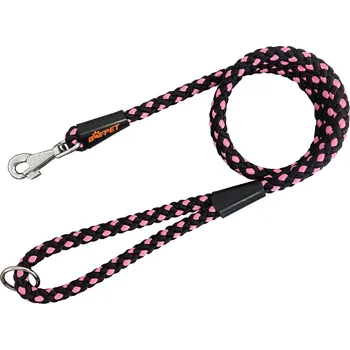 Vodítko pro psa BAFPET Lanové vodítko UZLÍK (14 mm, 150 cm) - Růžová