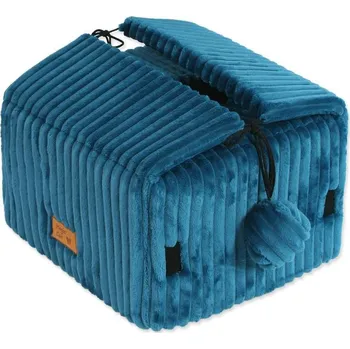 Kukaň Magic Cat Stripe modrá 40x36 cm