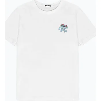 Pánské tričko Kaotiko Washed Look Inside white