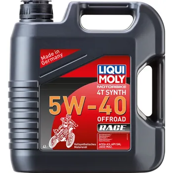 Motorový olej LIQUI MOLY motorový olej MOTORBIKE 4T Synth 5W-40 Offroad Race 4l
