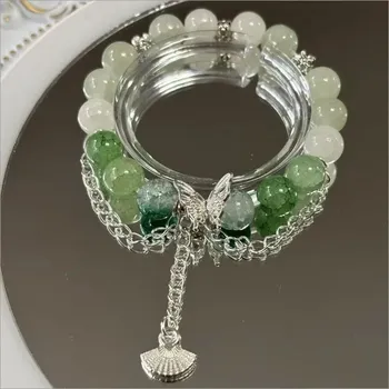 Náramek Korálkový střapcový náramek pro ženy | ozdoby - Styl 12