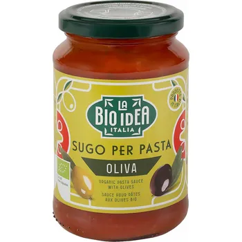 Hotové jídlo Bio Idea Omáčka na těstoviny s olivami Bio 340 g