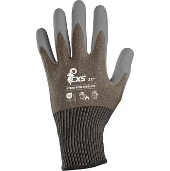 Pracovní rukavice Canis CXS Rukavice CXS HYBRA-TECH RESOLUTE, máčená v latexu s pískovou úpravou 352005000011 11