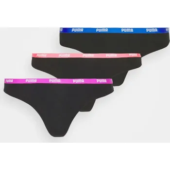 Kalhotky Dámské kalhotky Puma String 3P Pink-Orchid-Blue M