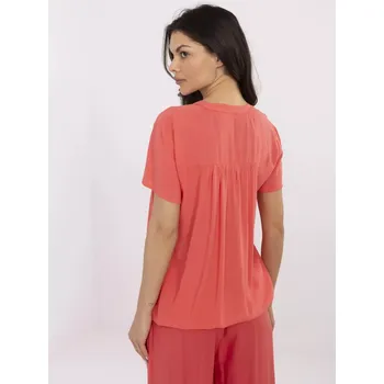 Dámská košile Halenka D73761M11173A korálová XXL