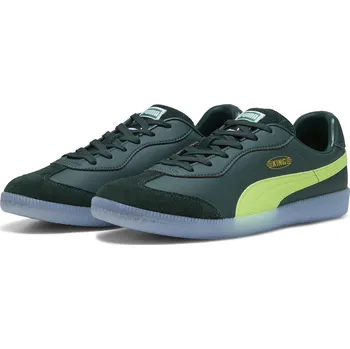 Pánská sálová obuv PUMA Unisex futsalové kopačky king 21 it PUMA 43 ZELENÁ|ŽLUTÁ