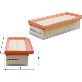 Vzduchový filtr Vzduchový filtr MAHLE LX 3542