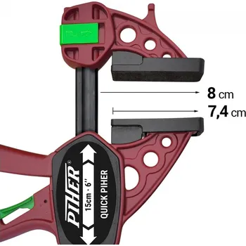 Truhlářská svěrka Piher - jednoruční rychlosvěrka - Quick -15cm Délka: 150 mm