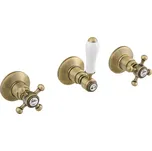 Reitano Rubinetteria ANTEA podomítková sprchová baterie, 2 výstupy, bronz