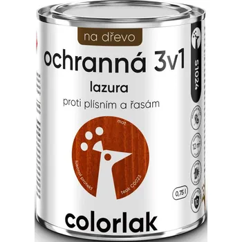 barva a nátěr na dřevo Colorlak LUSONOL PROTEKT S1024 3v1 Barva: pinie C0060, Balení: 2,5 l