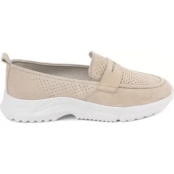 Dámské mokasíny Originální hnědé mokasíny dámské platforma 40