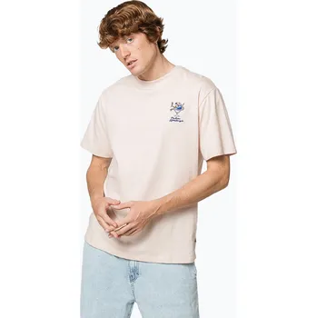 Pánské tričko Pánské tričko Kaotiko Toucan baby pink