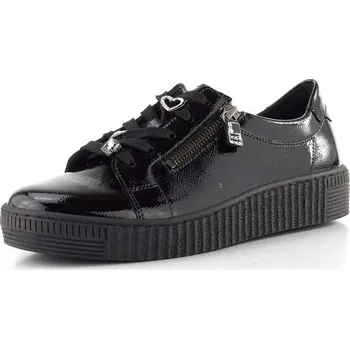 Dámské polobotky Gabor tenisky na platformě lakované černé 73.339.97 - 40 | P698109