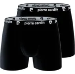 pánské boxerky PIERRE CARDIN - BLACK - 2 ks - M (Pierre Cardin H Boxershorts 2er)