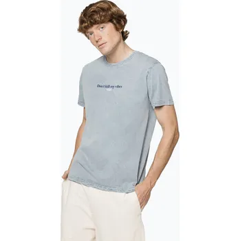 Pánské tričko Pánské tričko Kaotiko Washed Good Things steel