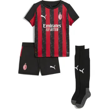 PUMA Dětská sportovní souprava běh 25/26 Heimtrikot-minikit PUMA 2–3 ROKY ČERNÁ|ČERVENÁ