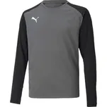 Chlapecké triko Puma TEAMPACER JERSEY TEE 140 Šedá, Černá, Bílá