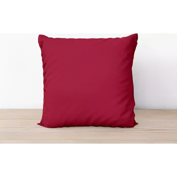 Povlak na dekorativní polštářek Bavlněný povlak na polštář Vínový 45x45
